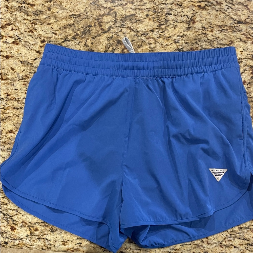 Columbia Royal Blue Women’s Athletic Shorts with Elastic Waist